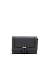 Giada Dark Grey Leather Clutch Bag